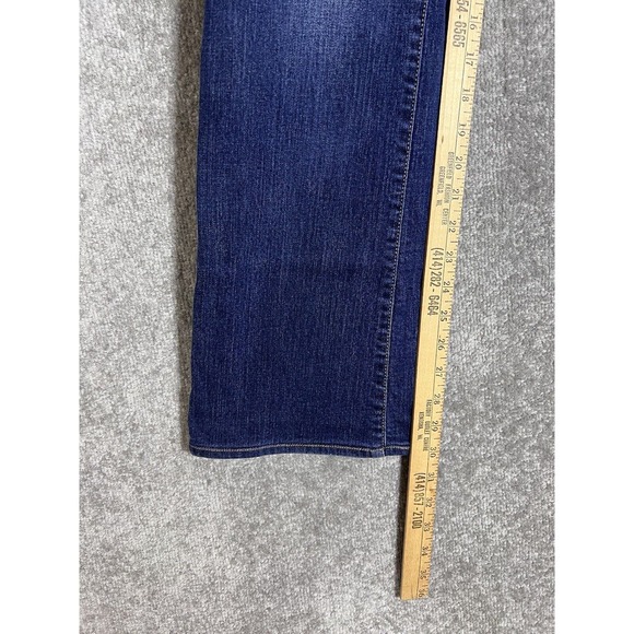 Old Navy Mid Rise Curvy Bootcut Jeans Womens Size 8 Stretch Blue Denim - Picture 8 of 9